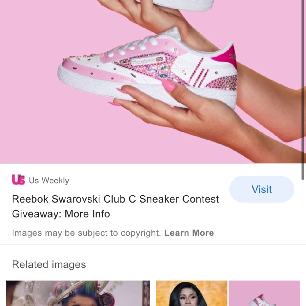 Cardi b reekboks - Picture 2 of 7